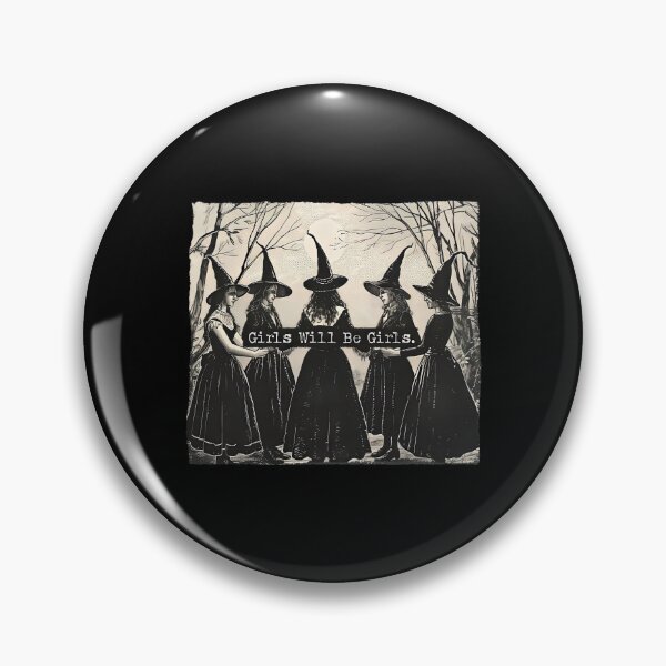Item preview, Vintage Girls Will Be Girls Witch designed and sold by MarkGreenawalt.