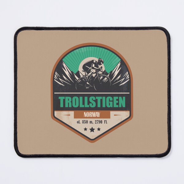 Item preview, Trollstigen Norway Cycling Mountain Design designed and sold by CynthiaGraphics.