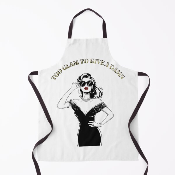 Item preview, Too Glam To Give a Damn – Sassy and Stylish Design designed and sold by UrbanPopDesigns.