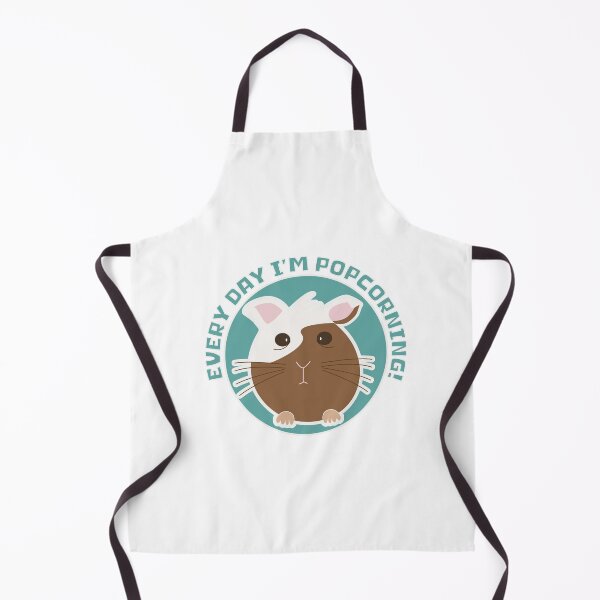 Item preview, Every day I'm Popcorning! cute guinea pig art designed and sold by 137Lanternes.