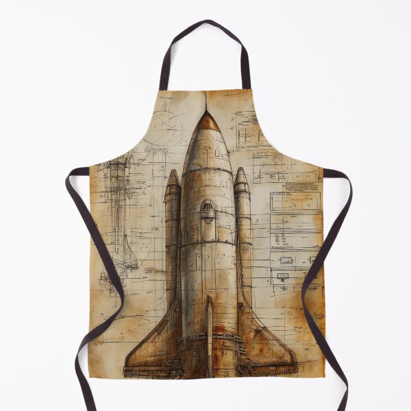 Item preview, Retro-futuristic technical drawings of steampunk space rockets designed and sold by Piotrek0001.