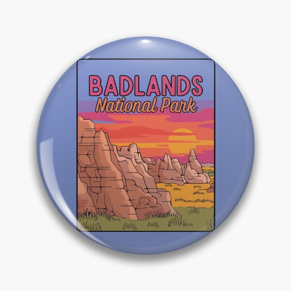 Item preview, Badlands National Park designed and sold by WatercolorWilds.