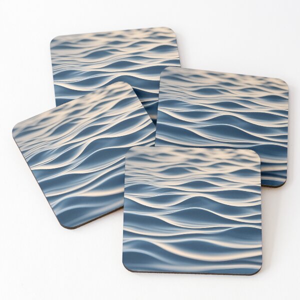 Item preview, Gentle Water Ripple Pattern in Blue designed and sold by Have Mercy.