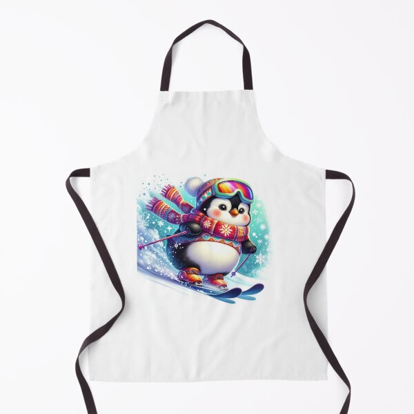 Item preview, Adventurous Skiing Penguin designed and sold by joejiing.