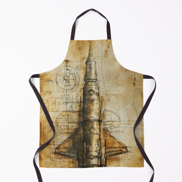 Item preview, Retro-futuristic technical drawings of steampunk space rockets designed and sold by Piotrek0001.