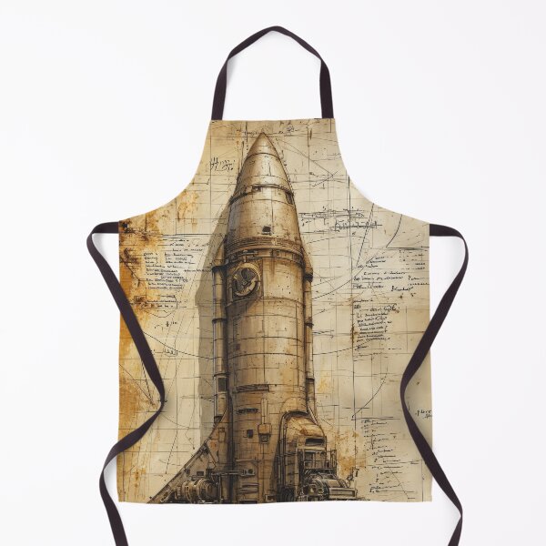 Item preview, Retro-futuristic technical drawings of steampunk space rockets designed and sold by Piotrek0001.