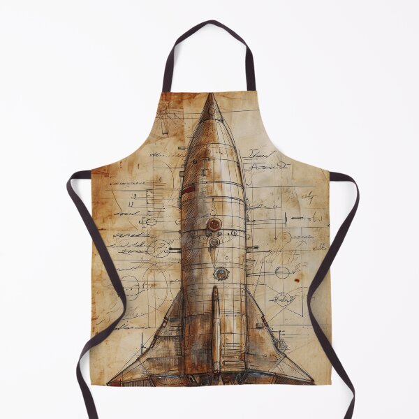 Item preview, Retro-futuristic technical drawings of steampunk space rockets designed and sold by Piotrek0001.