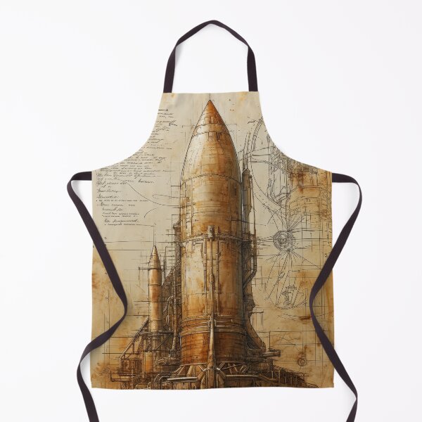 Item preview, Retro-futuristic technical drawings of steampunk space rockets designed and sold by Piotrek0001.