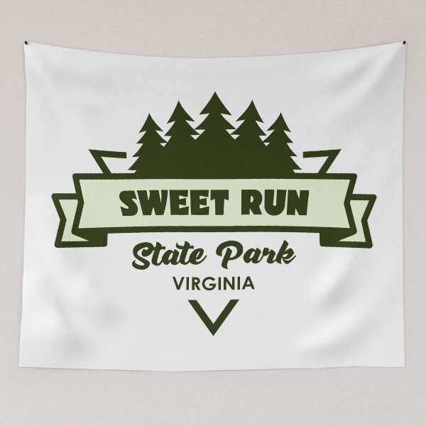 Item preview, Sweet Run State Park Virginia Trees And Ribbon designed and sold by bivenart.