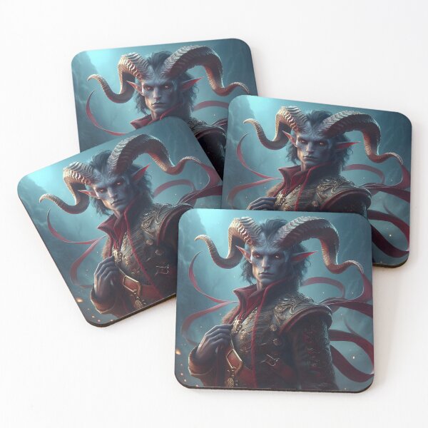Item preview, Tiefling designed and sold by GalleryBrisArt.