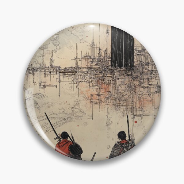 Artikelvorschau, Samurai-Reise in die schwimmende Stadt entworfen und verkauft von landletsy.