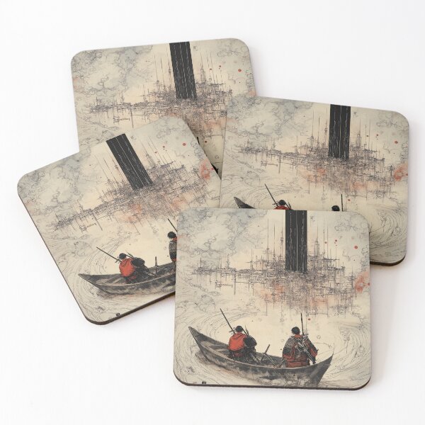 Item preview, Samurai Journey to the Floating City designed and sold by landletsy.