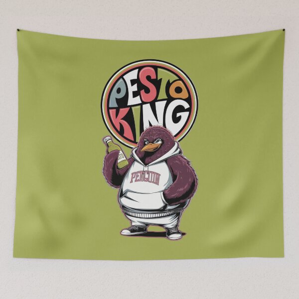 Item preview, Pesto King: The King of Penguins designed and sold by MilicaT.