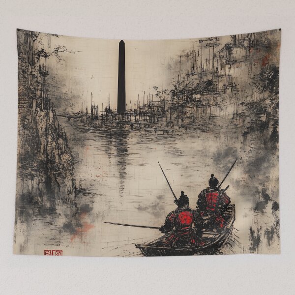 Item preview, Samurai Voyage to the Obsidian Tower designed and sold by landletsy.
