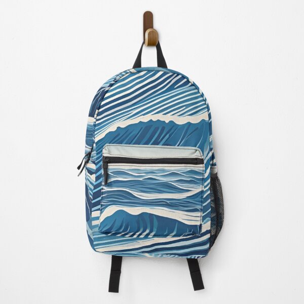 Item preview, Serene Ocean Wave Blue Pattern designed and sold by Have Mercy.