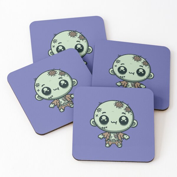 Item preview, Kawaii zombie in brown shorts designed and sold by 2Blue-Dots.