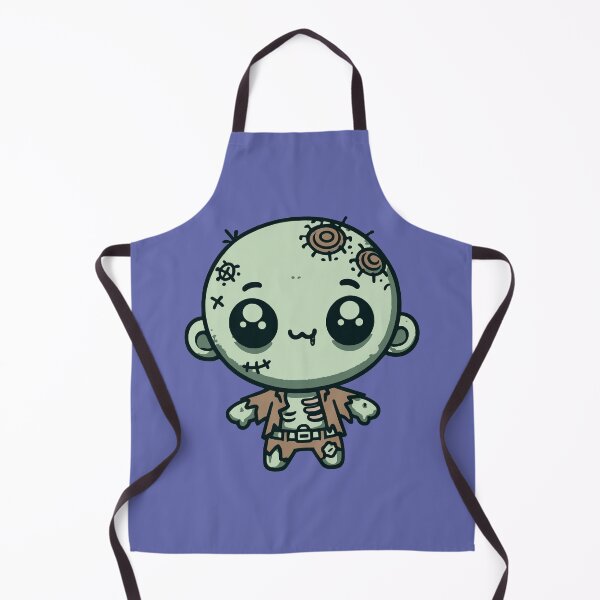Item preview, Kawaii zombie in brown shorts designed and sold by 2Blue-Dots.
