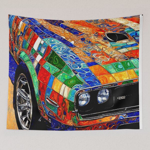 Item preview, Vintage Muscle Car Art  designed and sold by TheDarkWardrobe.