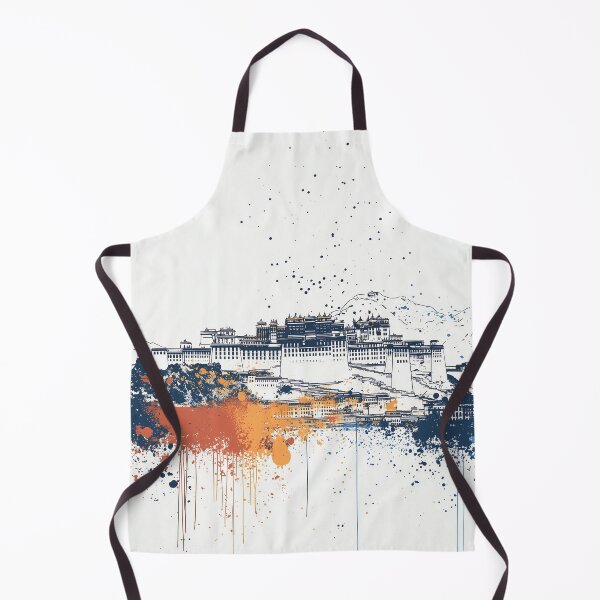 Item preview, Modern Watercolour Potala Palace designed and sold by landletsy.