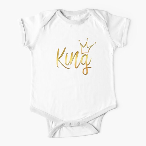 King Crown T Shirt Short Sleeve Baby One-Piece