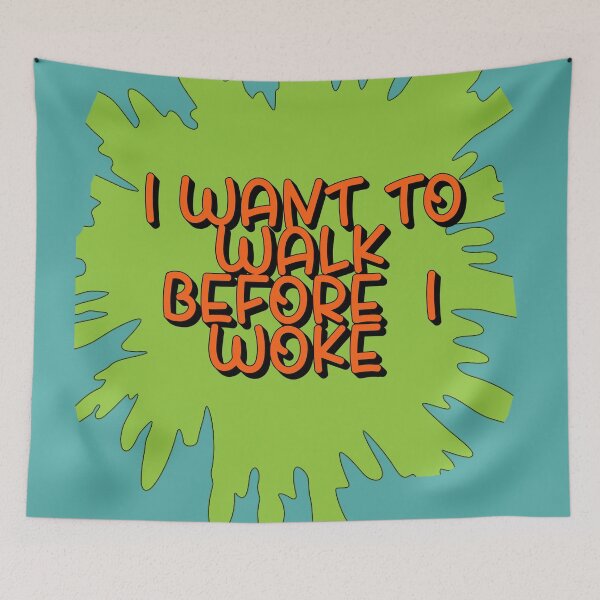 Item preview, I Want to Walk Before I Woke – Funny Morning Routine & Walking Design – Active Lifestyle Gift designed and sold by sednalafandy79.
