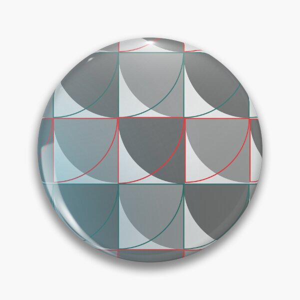 Item preview, Geometric Pattern with Circles and Squares designed and sold by Graphollio-shop.