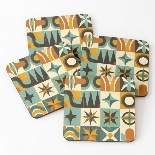 Item preview, Retro Geometric Pattern Art designed and sold by JavisSRDesign.