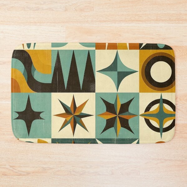Item preview, Retro Geometric Pattern Art designed and sold by JavisSRDesign.