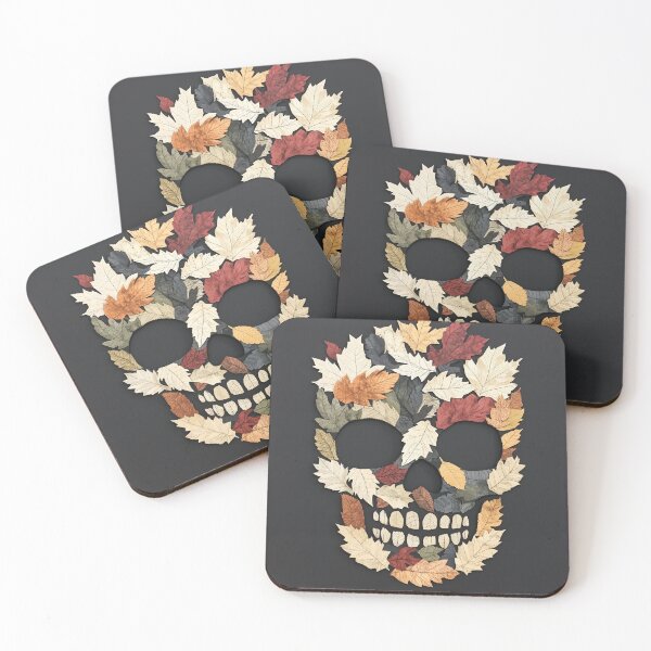 Item preview, Leafy Skull of Autumn designed and sold by landletsy.