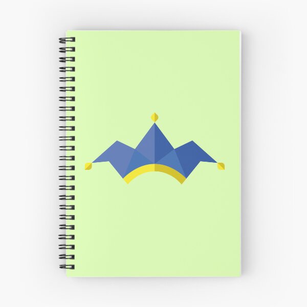 Item preview, Blue poligonal jester with golden bells designed and sold by shennix.