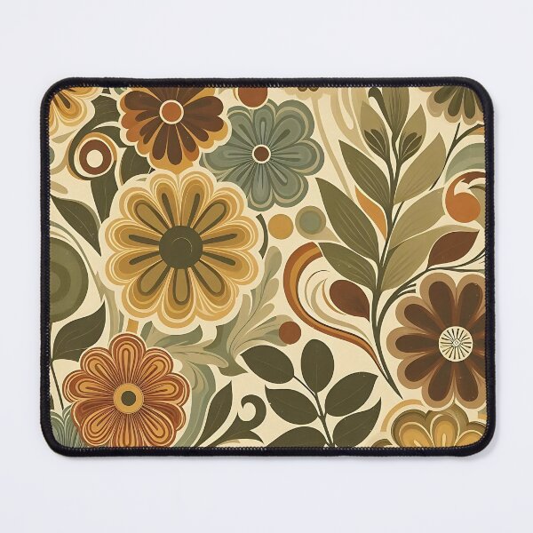 Item preview, Retro Floral Pattern Design designed and sold by JavisSRDesign.