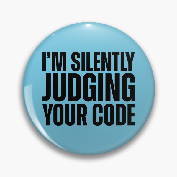 Item preview, Funny Programmer - Silently Judging Your Code  designed and sold by kamrankhan.