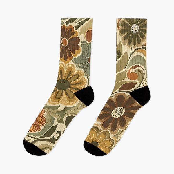 Item preview, Retro Floral Pattern Design designed and sold by JavisSRDesign.
