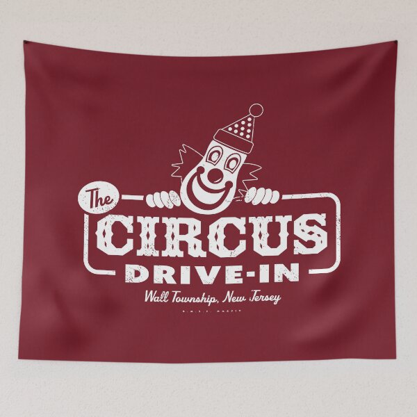 Item preview, Retro Circus Drive In - Wall New Jersey designed and sold by deadmansupplyco.