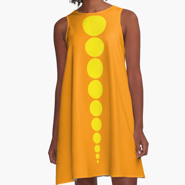 Item preview, 60's Minimal Retro Dots in Orange and Yellow designed and sold by MellowCat.