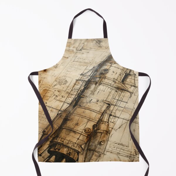 Item preview, Retro-futuristic technical drawings of steampunk space rockets designed and sold by Piotrek0001.