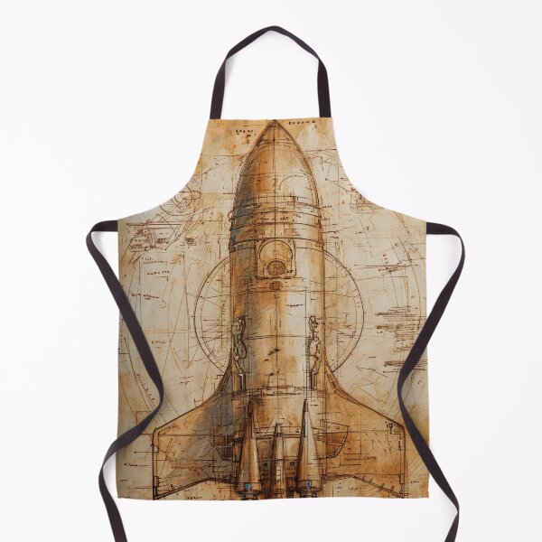 Item preview, Retro-futuristic technical drawings of steampunk space rockets designed and sold by Piotrek0001.