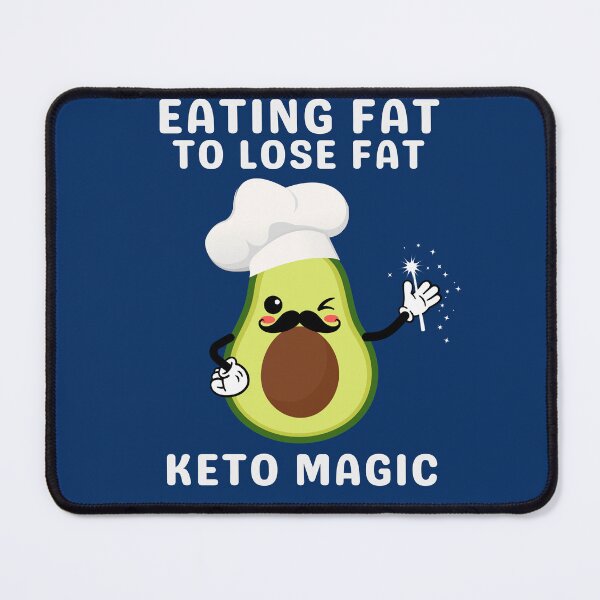 Item preview, Eating Fat to Lose Fat Keto Magic Avocado Chef designed and sold by Anniko Art Studio.