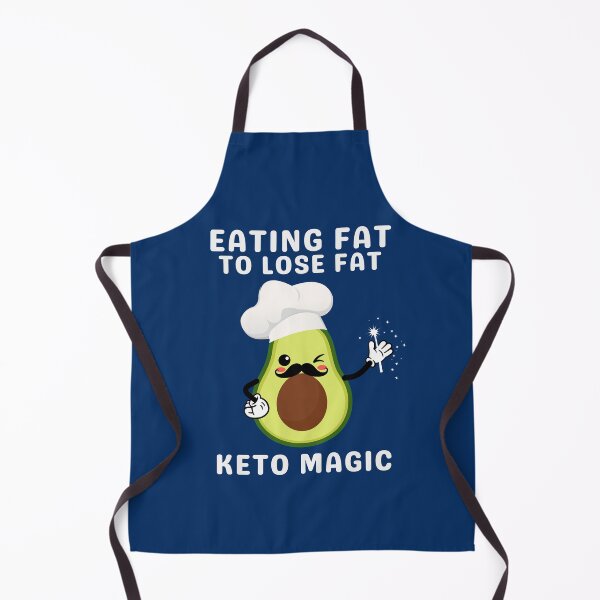 Item preview, Eating Fat to Lose Fat Keto Magic Avocado Chef designed and sold by Anniko Art Studio.