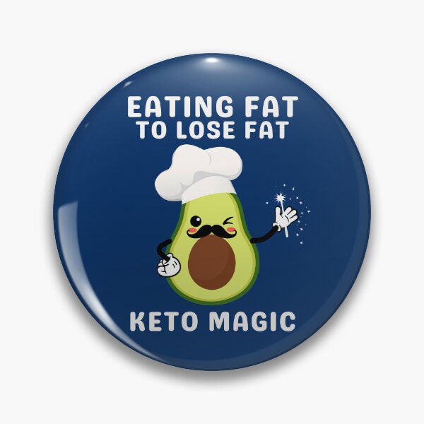 Item preview, Eating Fat to Lose Fat Keto Magic Avocado Chef​​  designed and sold by Anniko Art Studio.