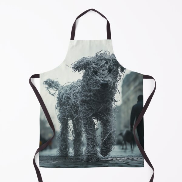 Item preview, Wiry Ghost Dog in the Street designed and sold by landletsy.