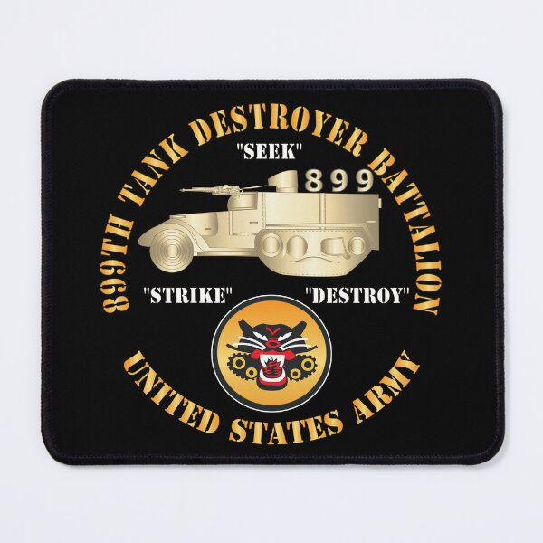 Item preview, 899th Tank Destroyer Battalion w TD - SSI - US Army X 300 designed and sold by Military Insignia Products.