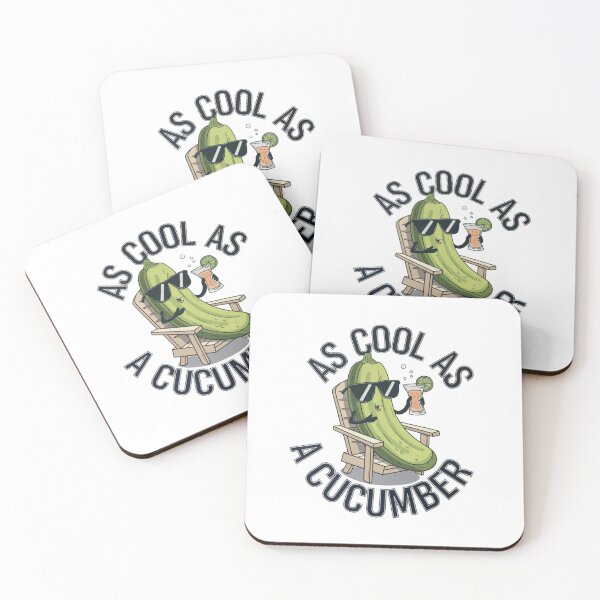 Item preview, As cool as a cucumber, cool, cucumber, funnyfits70, Humor, Funny,  designed and sold by FunnyFits70.