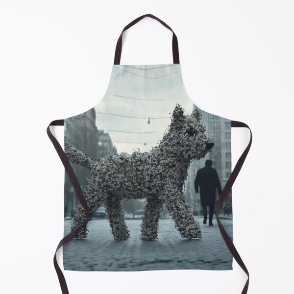 Item preview, Curly Wire Dog in the City designed and sold by landletsy.