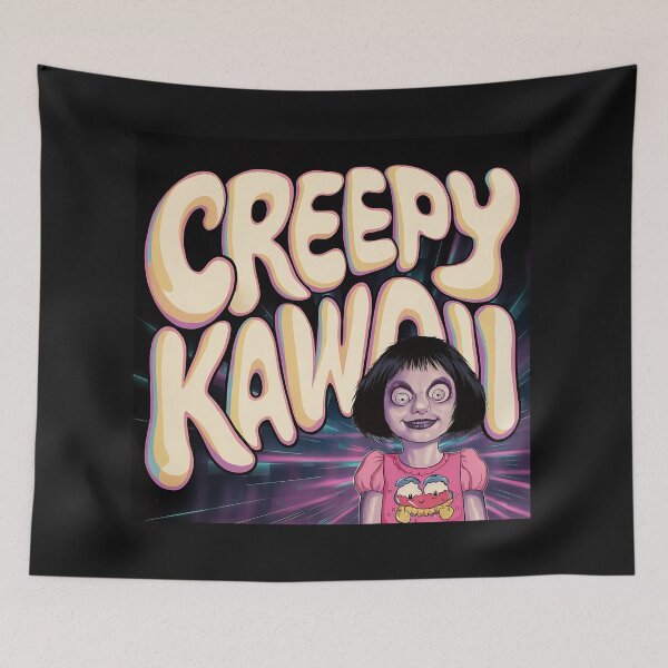 Item preview, Adorable Creepy Kawaii Girl designed and sold by Itsheartshop.