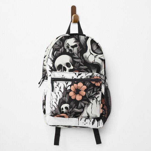 Item preview, Skull Garden - Floral Skeleton Art designed and sold by Artemyx Studio.