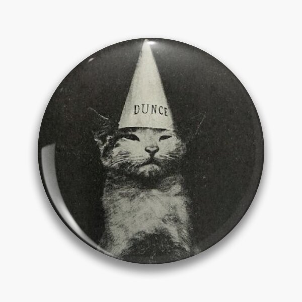 Item preview, Vintage Cat Humor Postcard - Yes, I Am A Dunce designed and sold by brueri.
