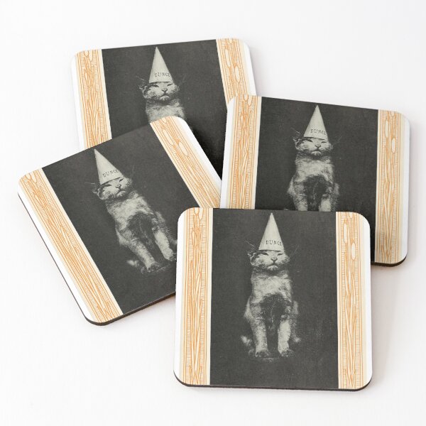 Item preview, Vintage Cat Humor Postcard - Yes, I Am A Dunce designed and sold by brueri.