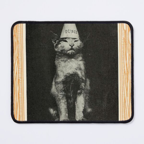 Item preview, Vintage Cat Humor Postcard - Yes, I Am A Dunce designed and sold by brueri.