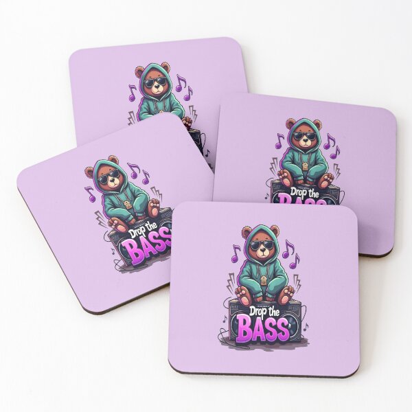 Item preview, Drop the Bass Bear | Cool DJ Teddy | Hip Hop Streetwear | Fun Music Lover Design designed and sold by InkredibleZ.